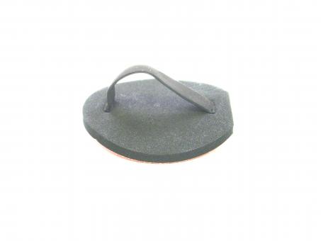 Handschleifteller 150 mm x 10 mm, mit Gummi, Klett 