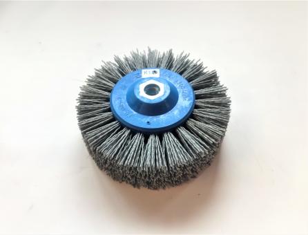 Rund- / Zirkularbürste, blau-Novofil - OS, K 120, 140x55, M14 